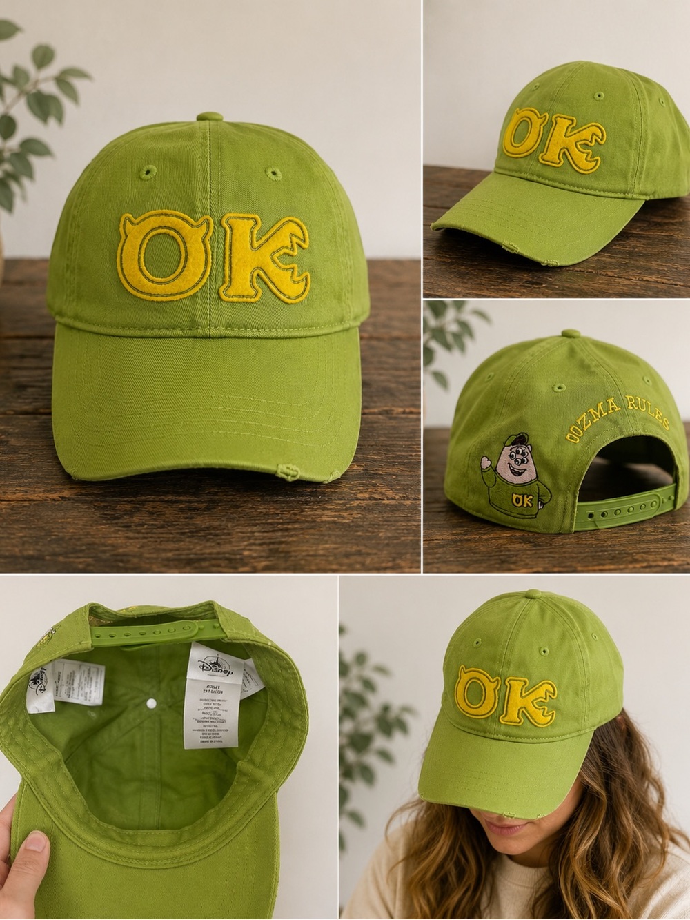 Disney Parks Monsters University “OK” Hat – Ozma Kappa Snapback